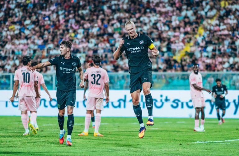 Manchester City Gulung Palermo Dalam Laga Uji Coba