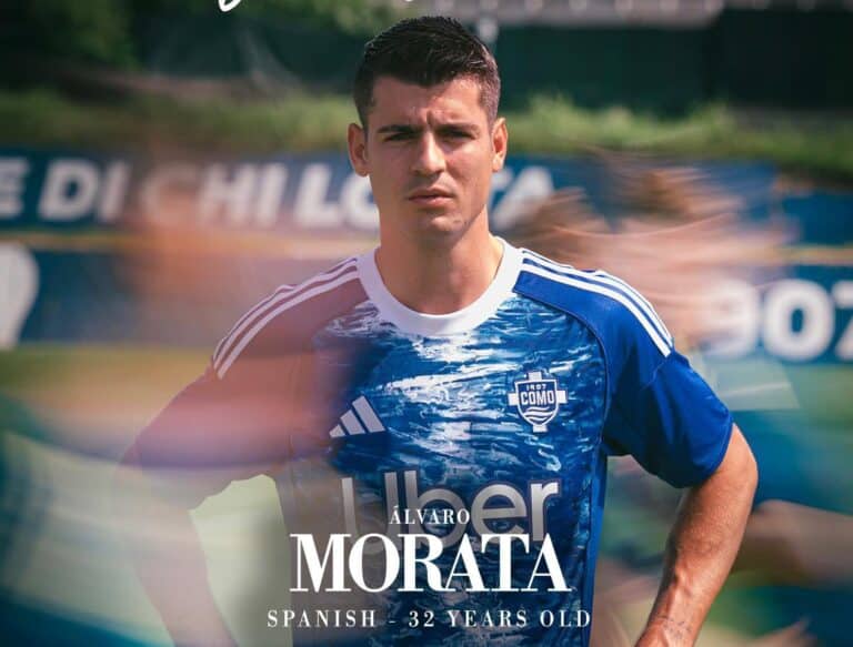 Alvaro Morata Dipinjamkan Milan Ke Como