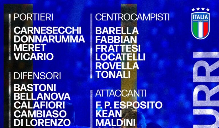 Skuad Timnas Italia Pilihan Gattuso