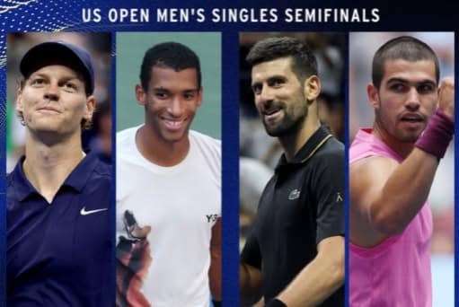 Semifinalis Tunggal Putra US Open 2025