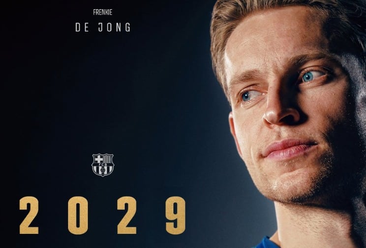 Frenkie de Jong Perpanjang Kontrak Dengan Barcelona