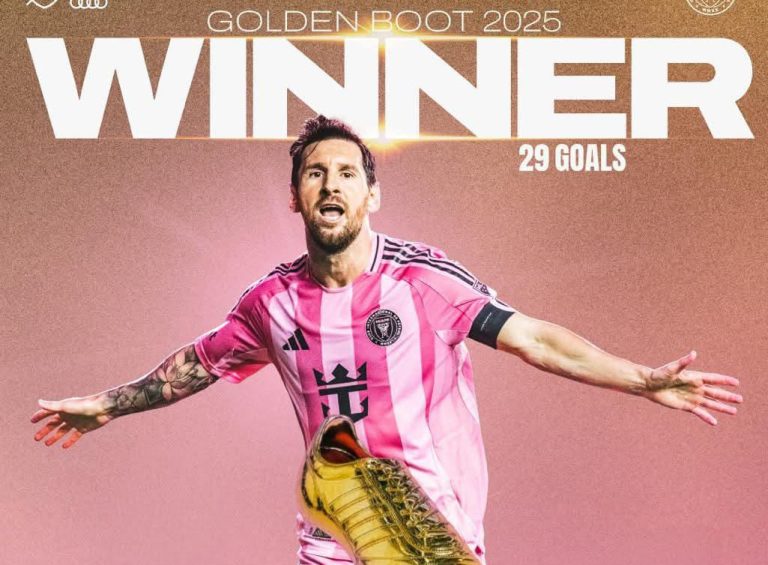Lionel Messi Raih Sepatu Emas MLS 2025