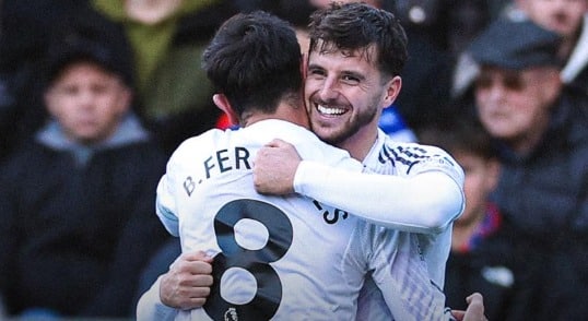 Comeback MU Kalahkan Crystal Palace