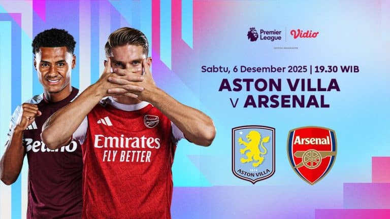 Aston Villa Kontra Arsenal Jadi Pembuka Pekan Ke-15 Liga Inggris