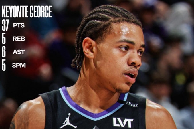 Keyonte George Bawa Utah Jazz Kalahkan Dallas Mavericks