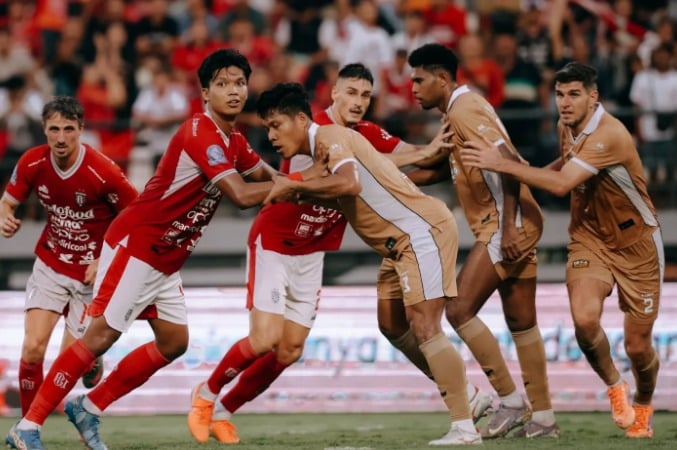 Bali United Kontra Dewa United Berakhir Tanpa Pemenang