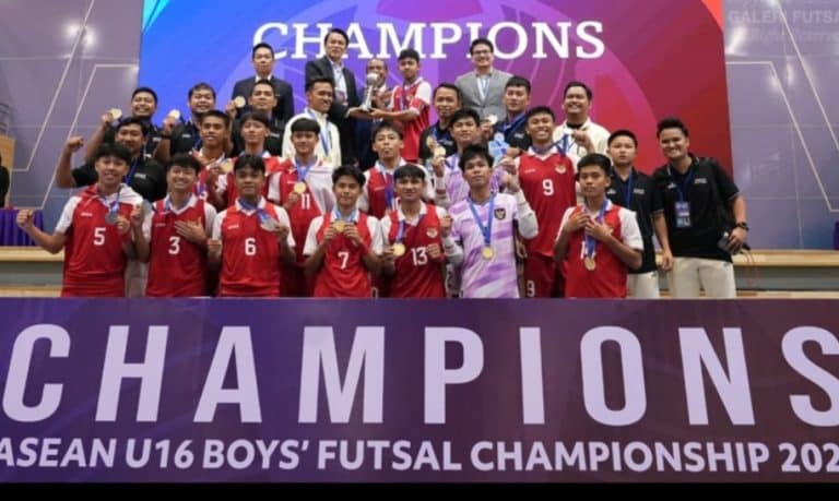 Timnas Indonesia U-16 Juara ASEAN Futsal Championship 2025
