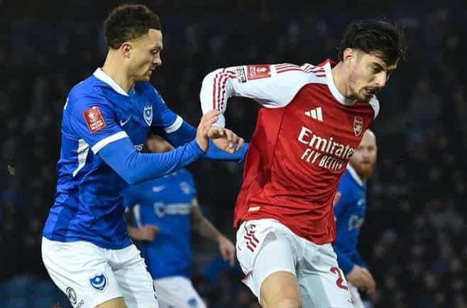 Portsmouth Dihancurkan Arsenal 1-4