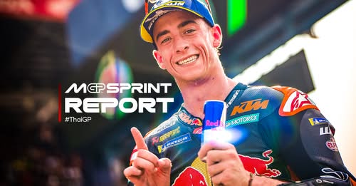 Podium Juara Perdana Pedro Acosta Di MotoGP