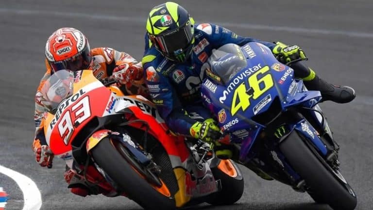 Rivalitas Abadi Rossi Vs Marquez Di MotoGP