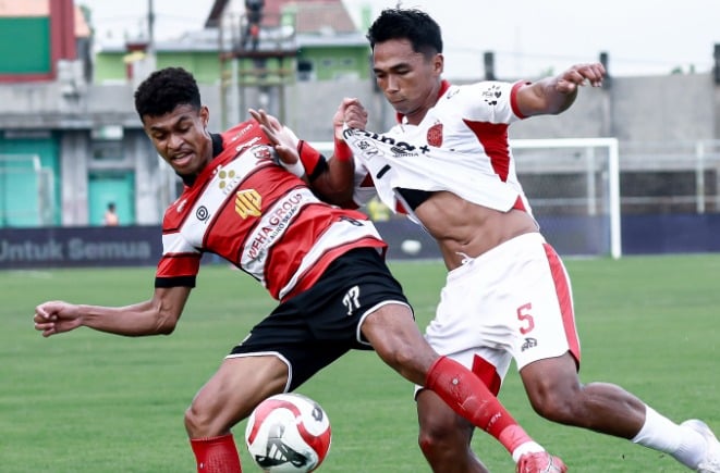 Kalahkan Bali United, Madura United Jauhi Zona Degradasi