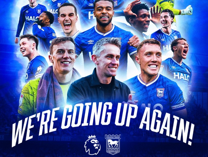 Ipswich Town Kembali Ke Liga Primer Inggris