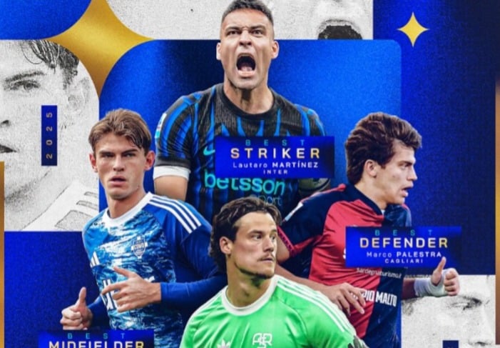 Inter Milan Dominasi Award Serie A