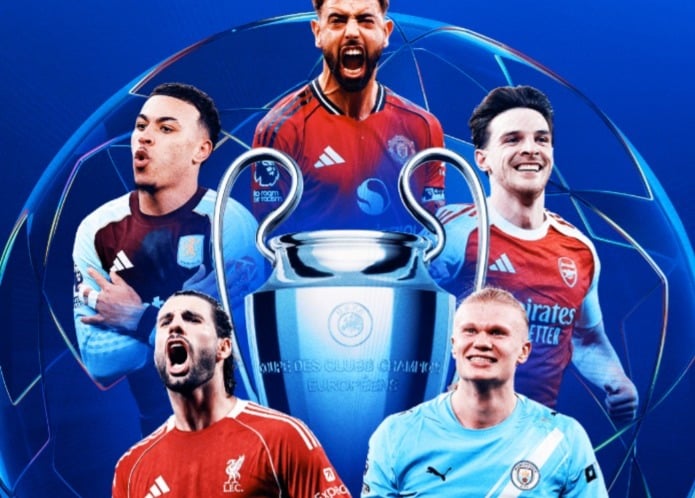 Liga Inggris Kirim 5 Wakil Ke Liga Champions