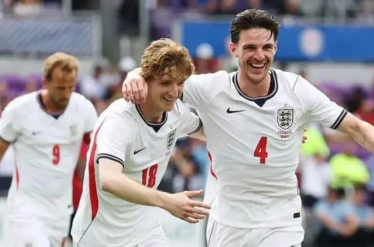 The Three Lions Tutup Laga Uji Coba Dengan Kemenangan