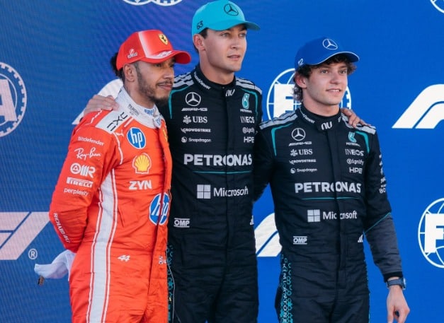 Duo Pembalap Mercedes Kuasai Tiga Besar Klasemen Formula 1