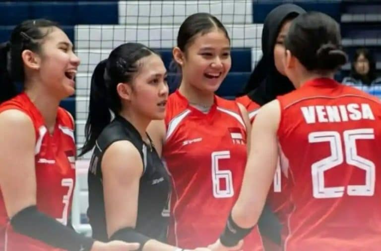 Tim Voli Putri Indonesia Kalahkan Hong Kong