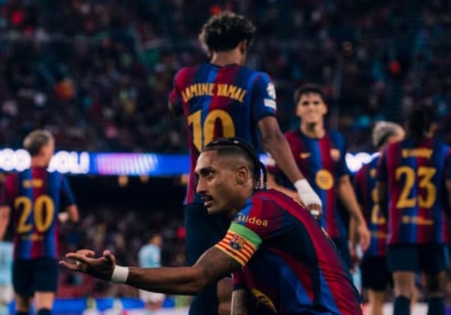 Barcelona Pesta Gol Ke Gawang Feyenoord
